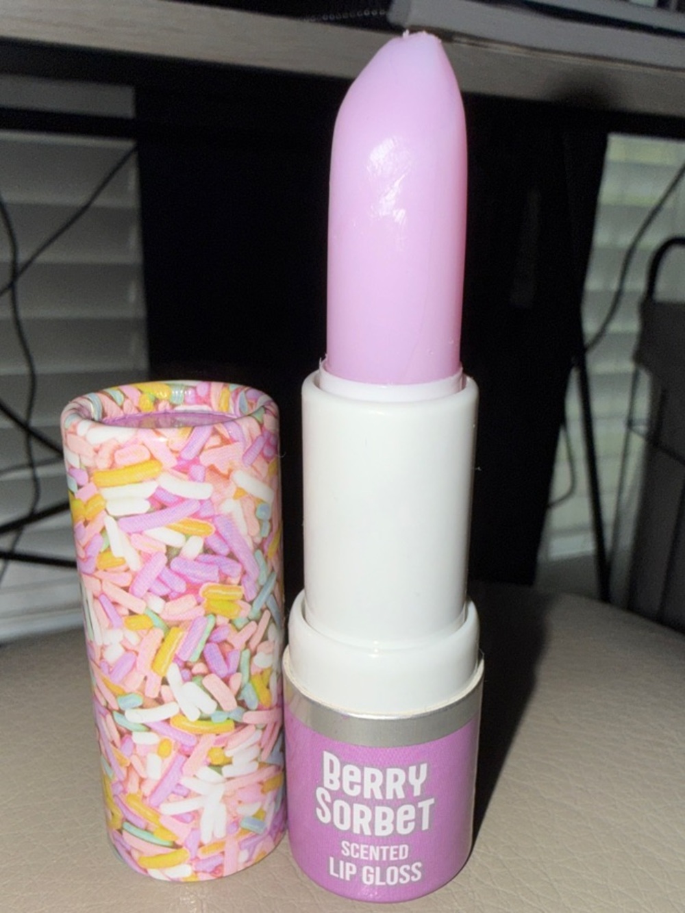 Scented Lip Gloss Balm — Soft Pastel Purple
